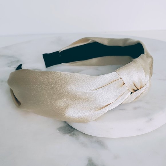 !!!!5 for $25 Beige Knot Decor Headband - Picture 3 of 6